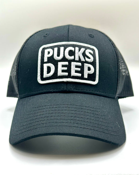 X Series: PUCKS DEEP Trucker Hat